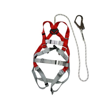 เข็มขัดเซฟตี้ เข็มขัดนิรภัย Safety harness full harness with single lanyard sumo